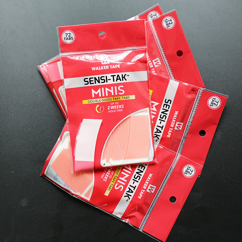SENSI-TAK MINIS - Biadesivo Rosso Trasparente 1-2 Settimane