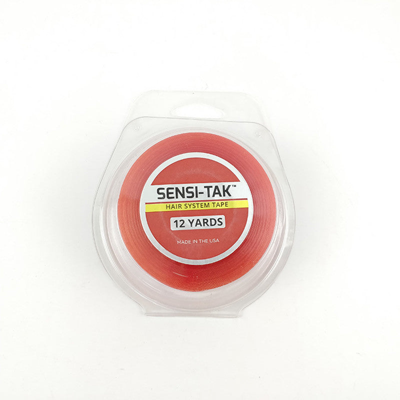 SENSI-TAK TAPE - Biadesivo Rosso Trasparente 1-2 Settimane